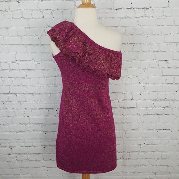 Trina Turk One Shoulder Ruffle Mayreau Dress S NEW - Picture 4 of 6